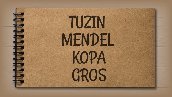 Tuzin To 12 Mendel To 15 Kopa To 60