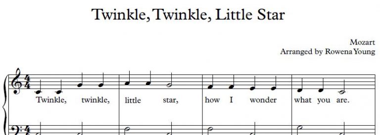 Mozart Twinkle Twinkle Little Star Pdf