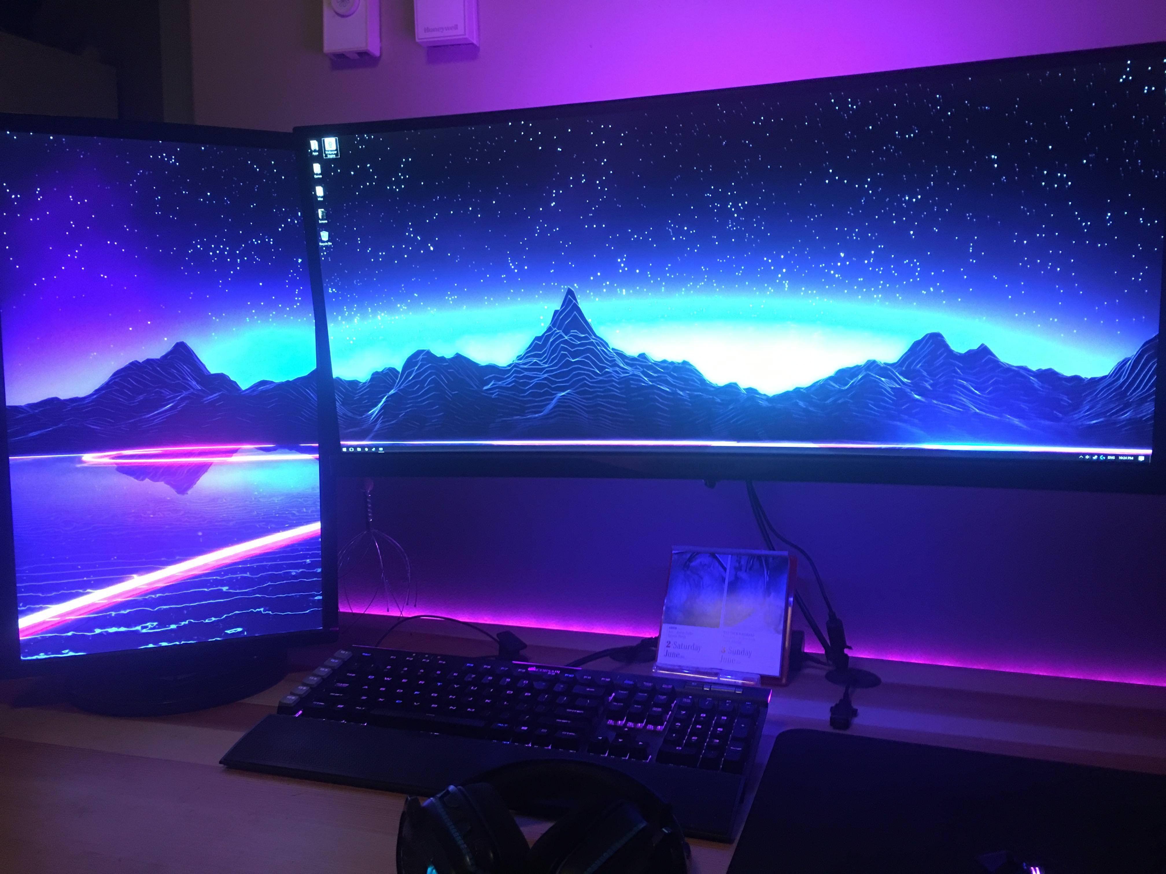 Two Monitors Wallpapers - Top Free Two Monitors Backgrounds Best Dual Monitor Wallpaper Engine