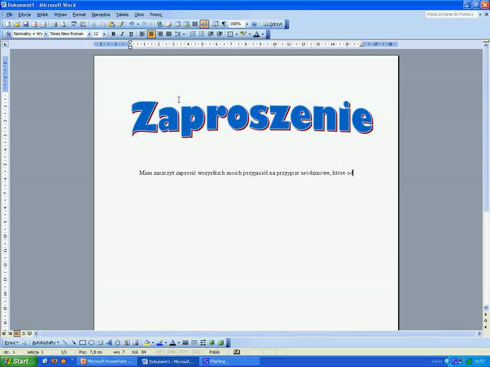 Jak Zrobić Krzyżówkę W Wordzie