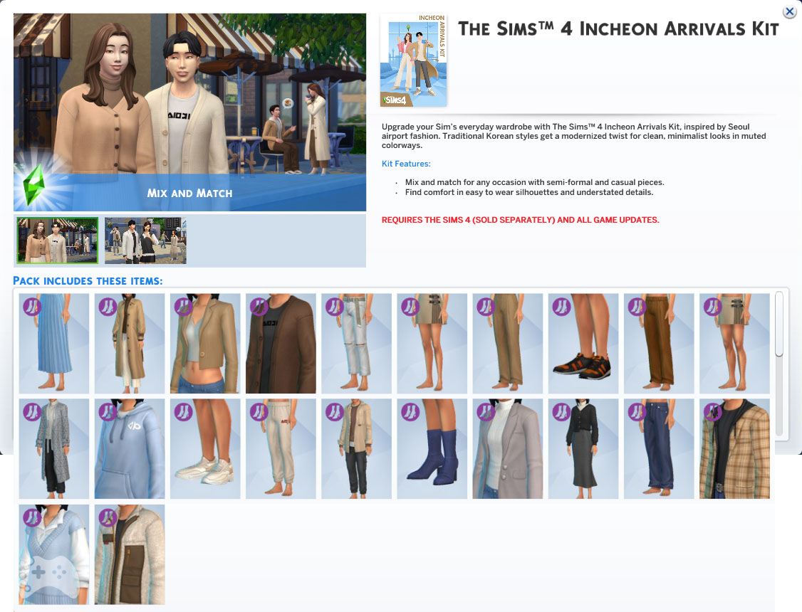 Ubrania i dodatki z The Sims 4 Dzielnica mody i Lotniskowy szyk Mody Do The Sims 4 Ubrania I Włosy