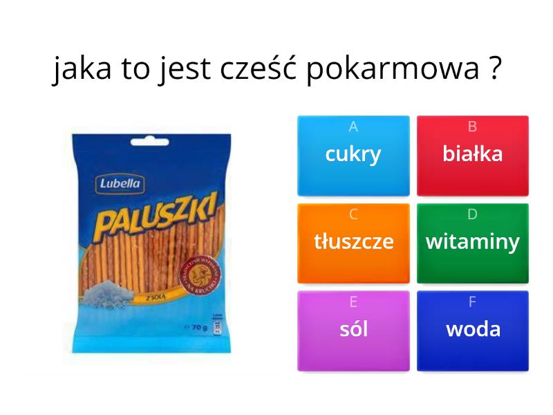 układ pokarmowy - Test Test Przyroda Klasa 4 Uklad Pokarmowy