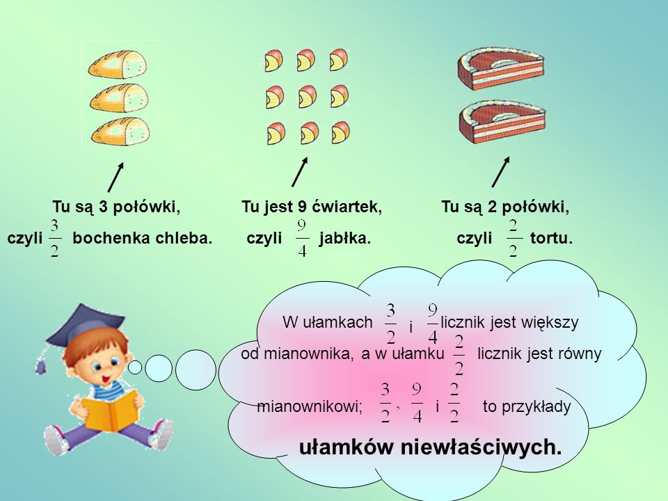 UŁAMKI ZWYKŁE KLASA IV. - ppt pobierz Ułamek W Którym Licznik Jest Większy Od Mianownika