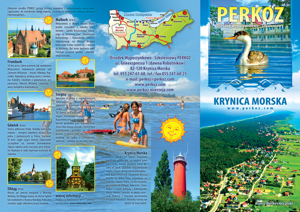 Ulotki, foldery - Reklama Elbląg - GABO - Agencja Reklamowa z Elbląga Folder Reklamowy Wycieczki Do Rzymu