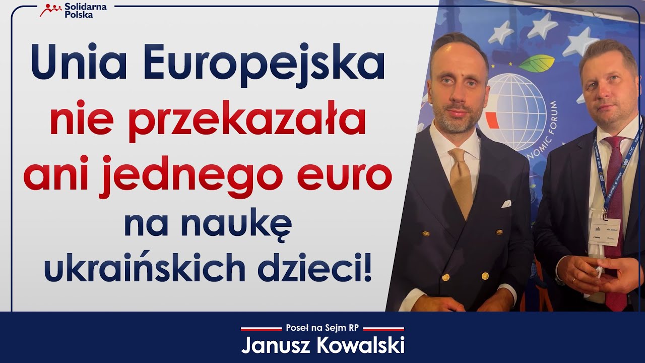 Unia Europejska nie przekazała ani jednego euro na naukę ukraińskich Jakie Cele Stawia Przed Sobą Unia Europejska