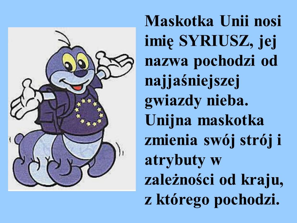 UNIA EUROPEJSKA. - ppt video online pobierz Maskotka Unii Europejskiej Do Druku