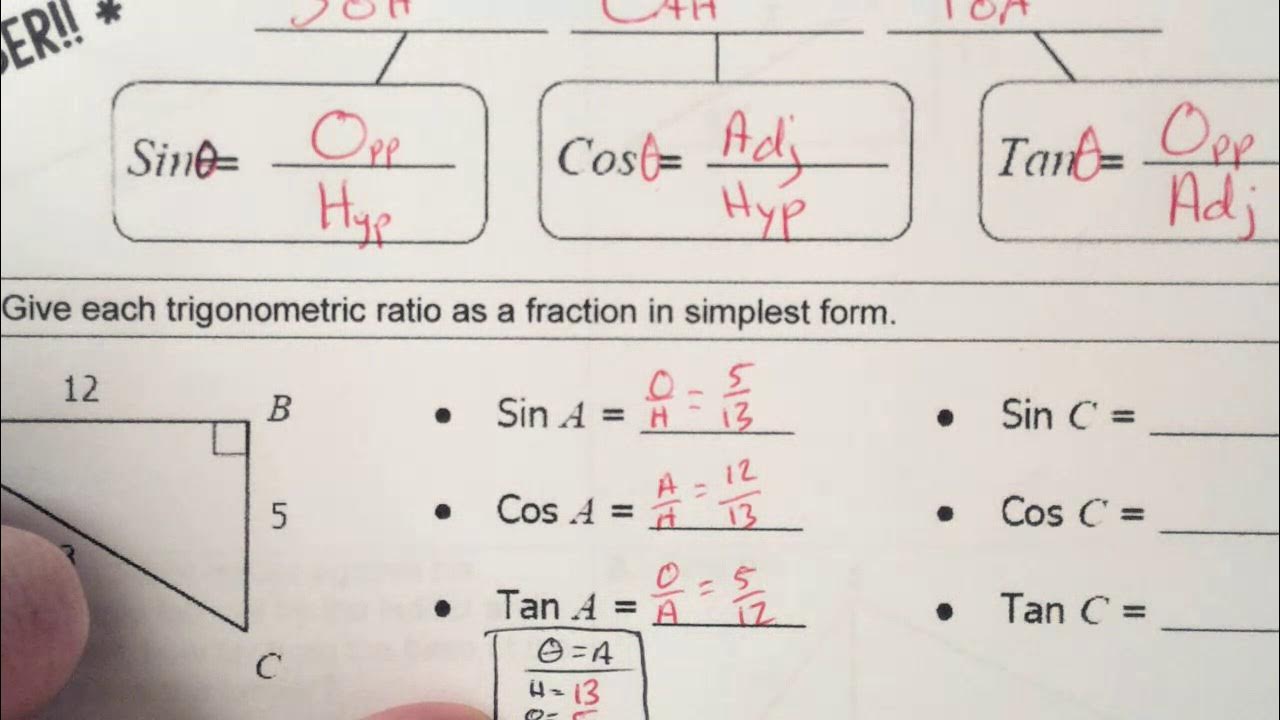 Unit 7 Right Triangles - Trig Functions - YouTube Unit 7 Right Triangles And Trigonometry Answer Key Homework 5
