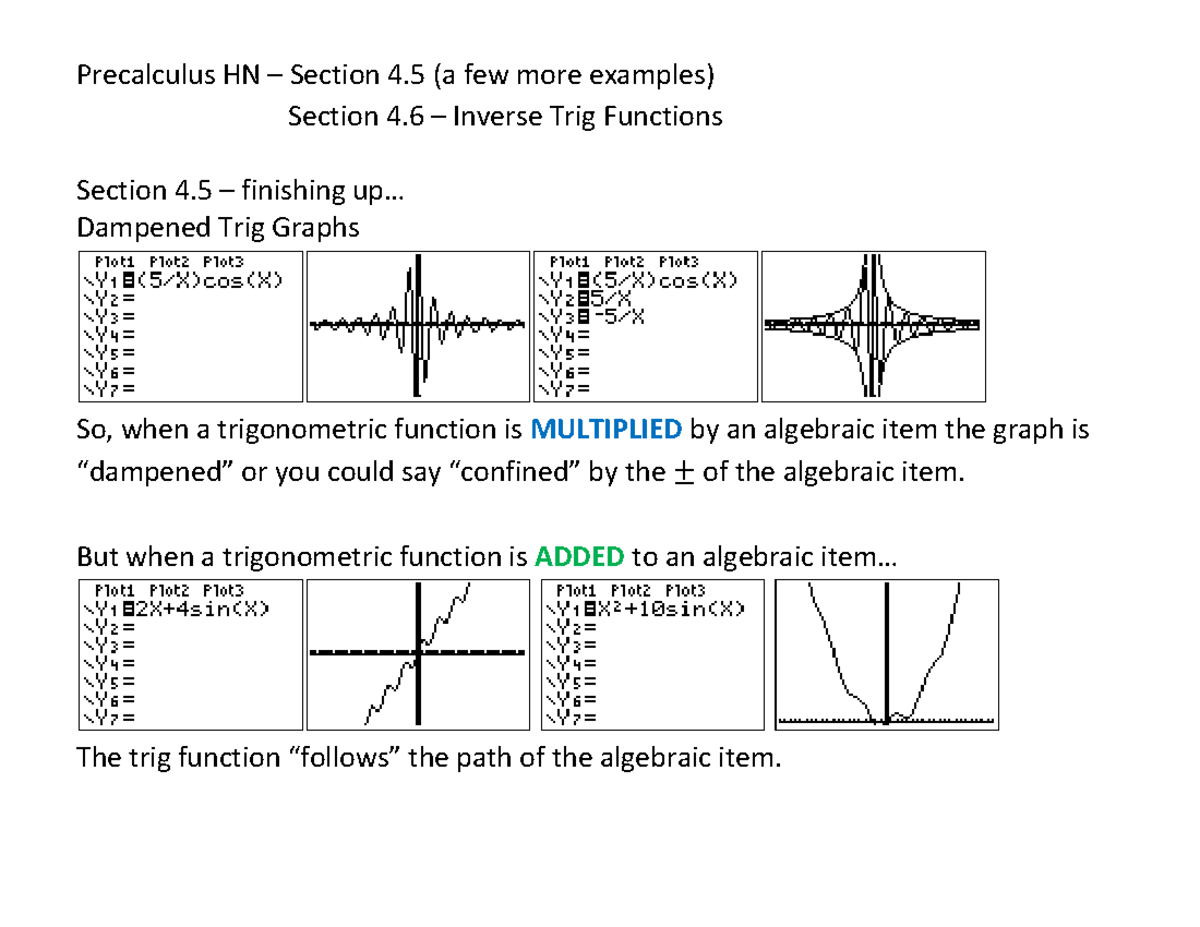 Unit+4,+Day+7,+Section+4 - Precalculus HN – Section 4 (a few more Focus 4 Unit 7