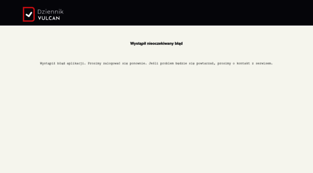 uonetplus-uczen.vulcan.net.pl - Błąd - Uonetplus Uczen Vulcan Uonetplus Vulcan Net Pl Sosnowiec