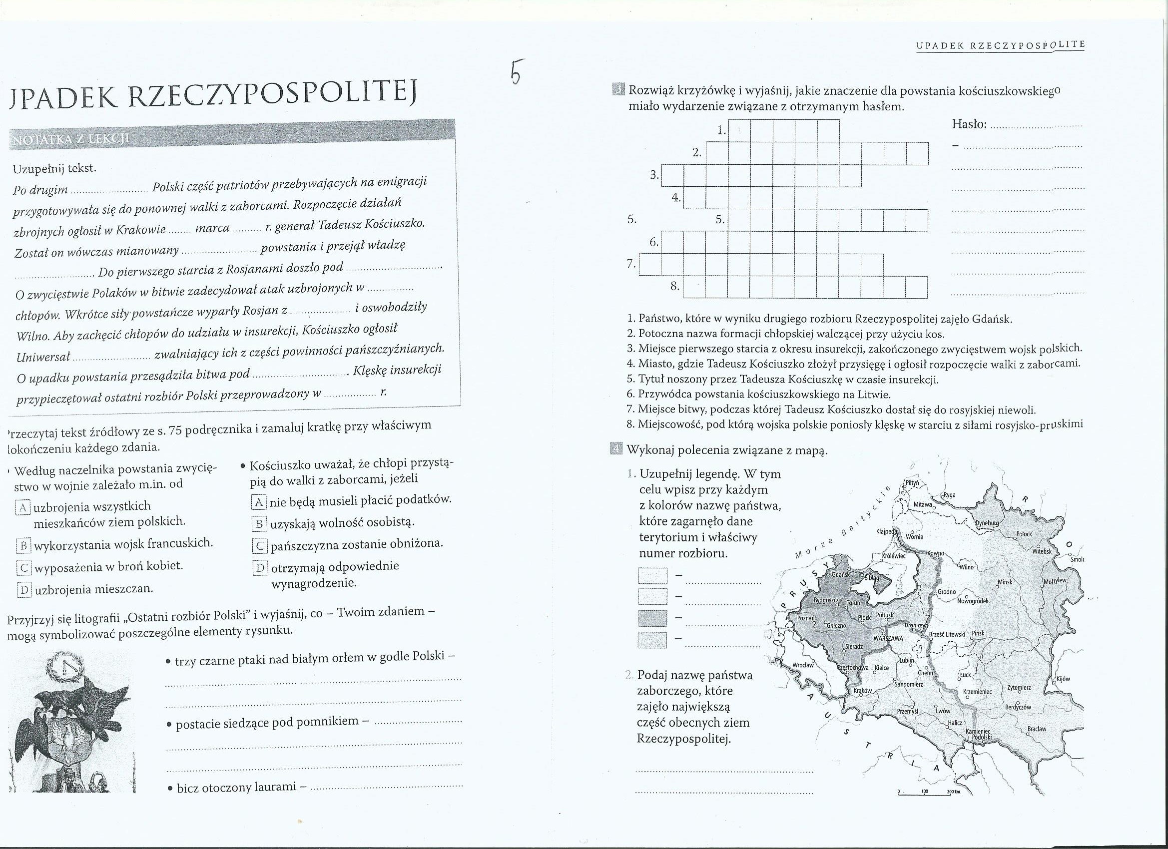 Upadek rzeczypospolitej. - Brainly.pl Wojny I Upadek Rzeczypospolitej Test Klasa 4 Odpowiedzi