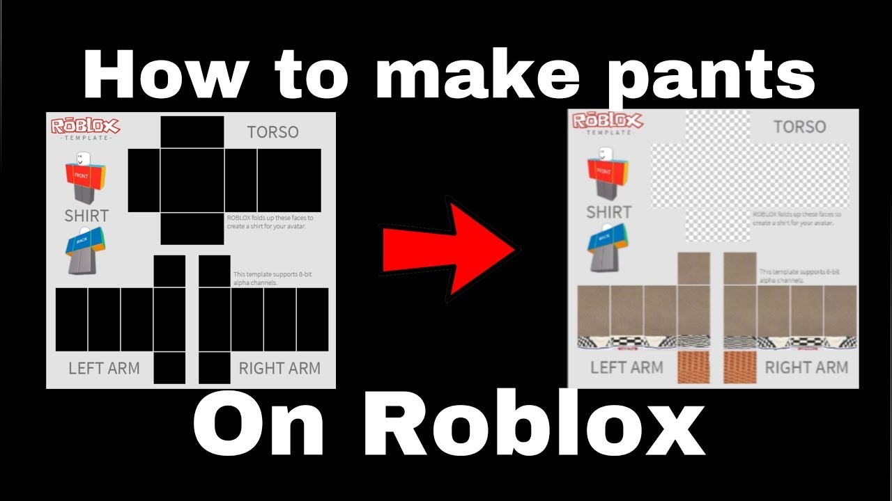 (UPDATED) How To Make Roblox Pants In 2024... - YouTube How To Create Pants On Roblox