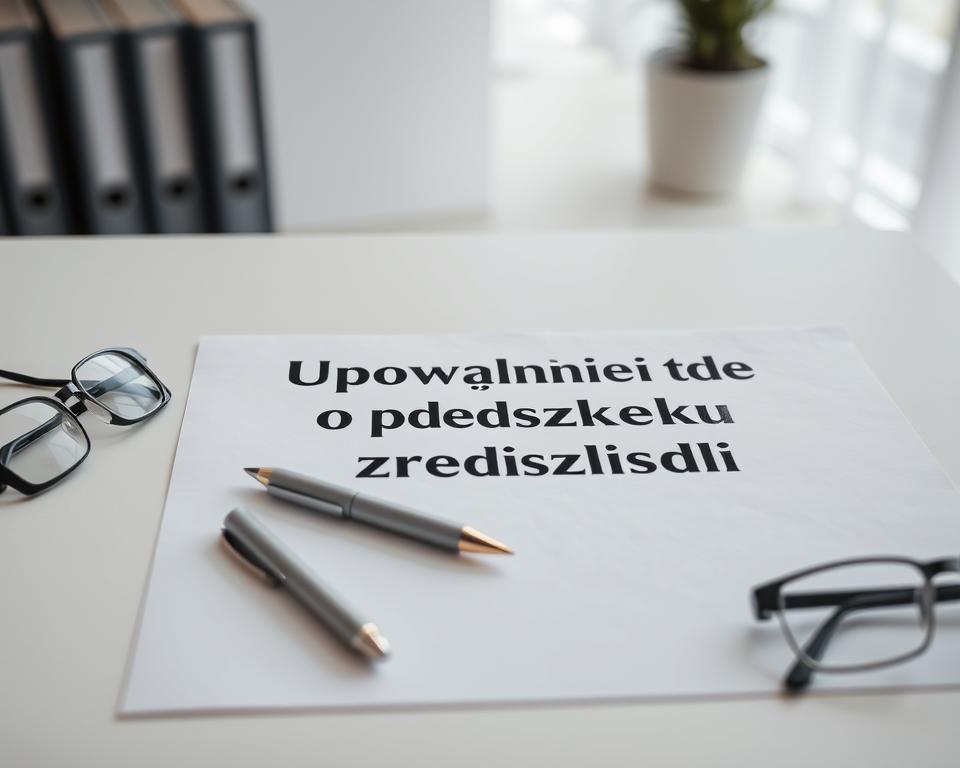 Upoważnienie Do Odbioru Dziecka Wzór