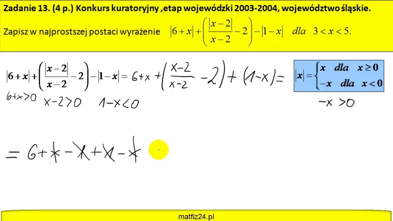 Uprosc Wyrazenia 9 Plus 7 X Minus 3 X