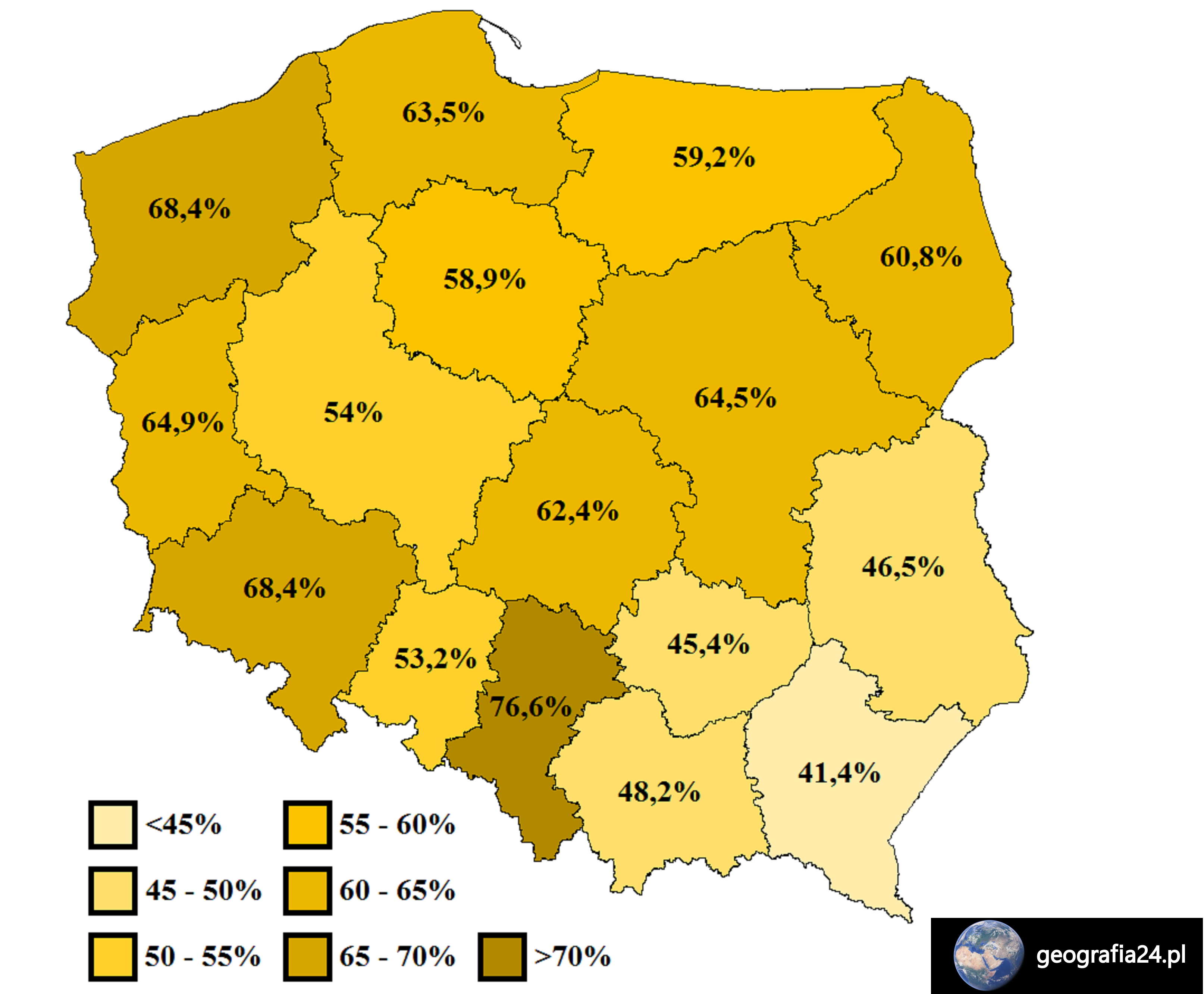 Geografia Klasa 7 Ludność I Urbanizacja W Polsce