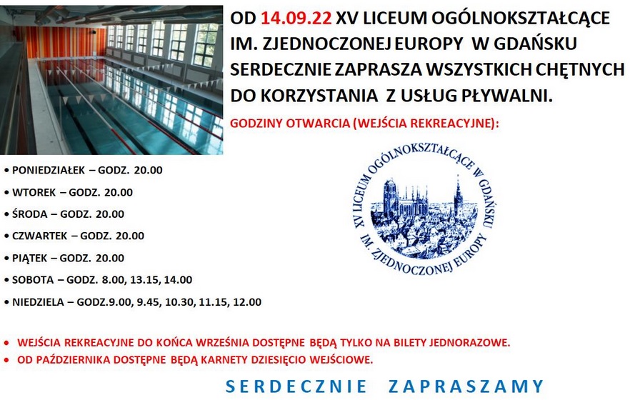 Liceum Ogólnokształcące Nr Xv Im Zjednoczonej Europy