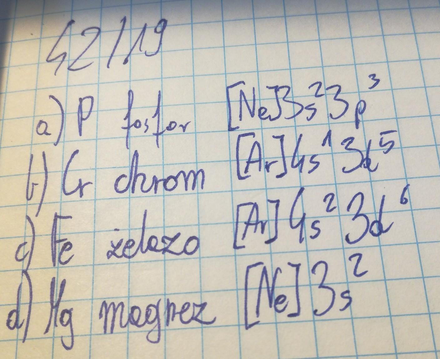 Ustal I Zapisz Nazwy Oraz Symbole Opisanych Pierwiastków Chemicznych