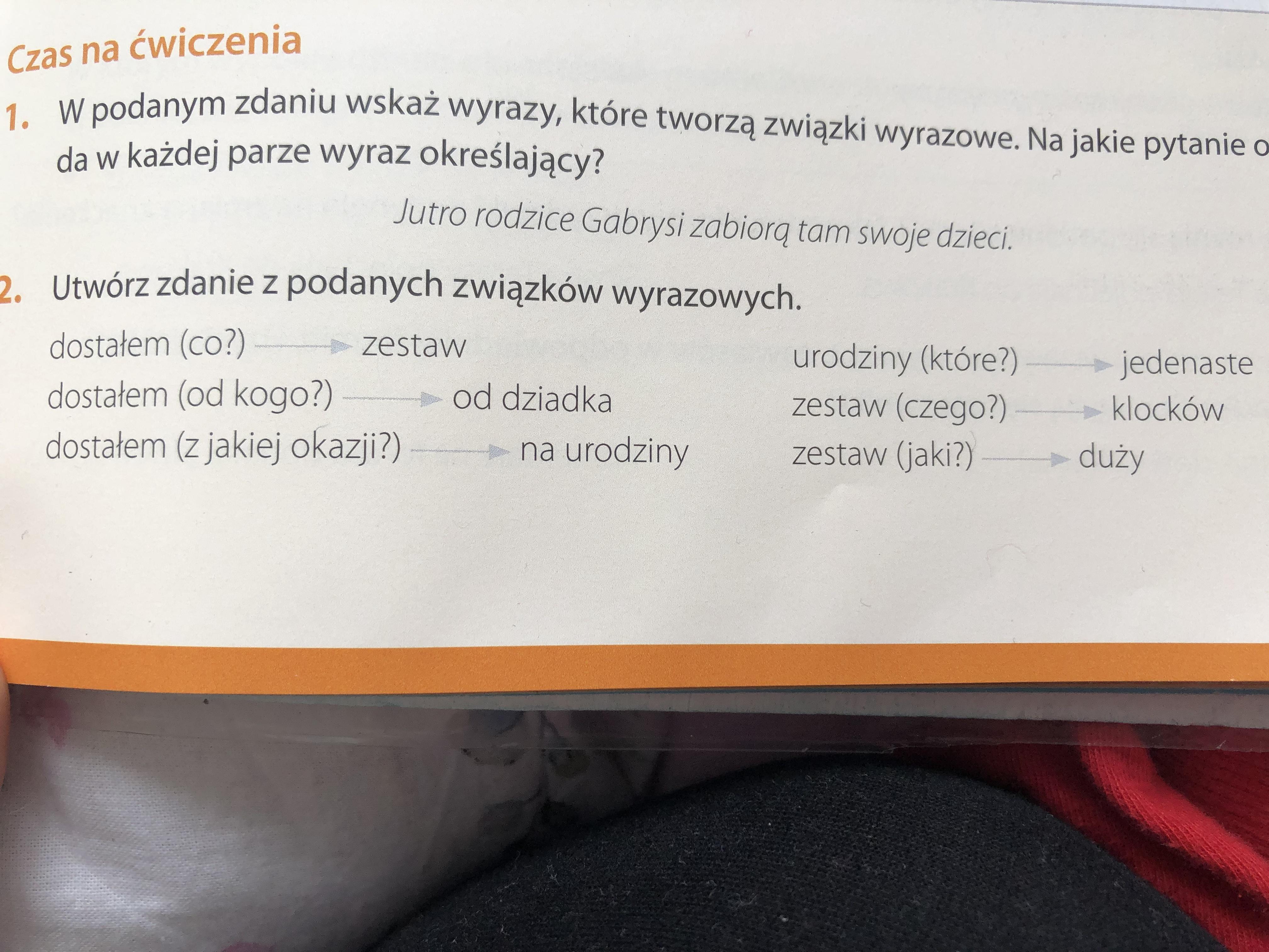 Utwrz Zdanie Z Podanych Zwiazkw Wyrazowych