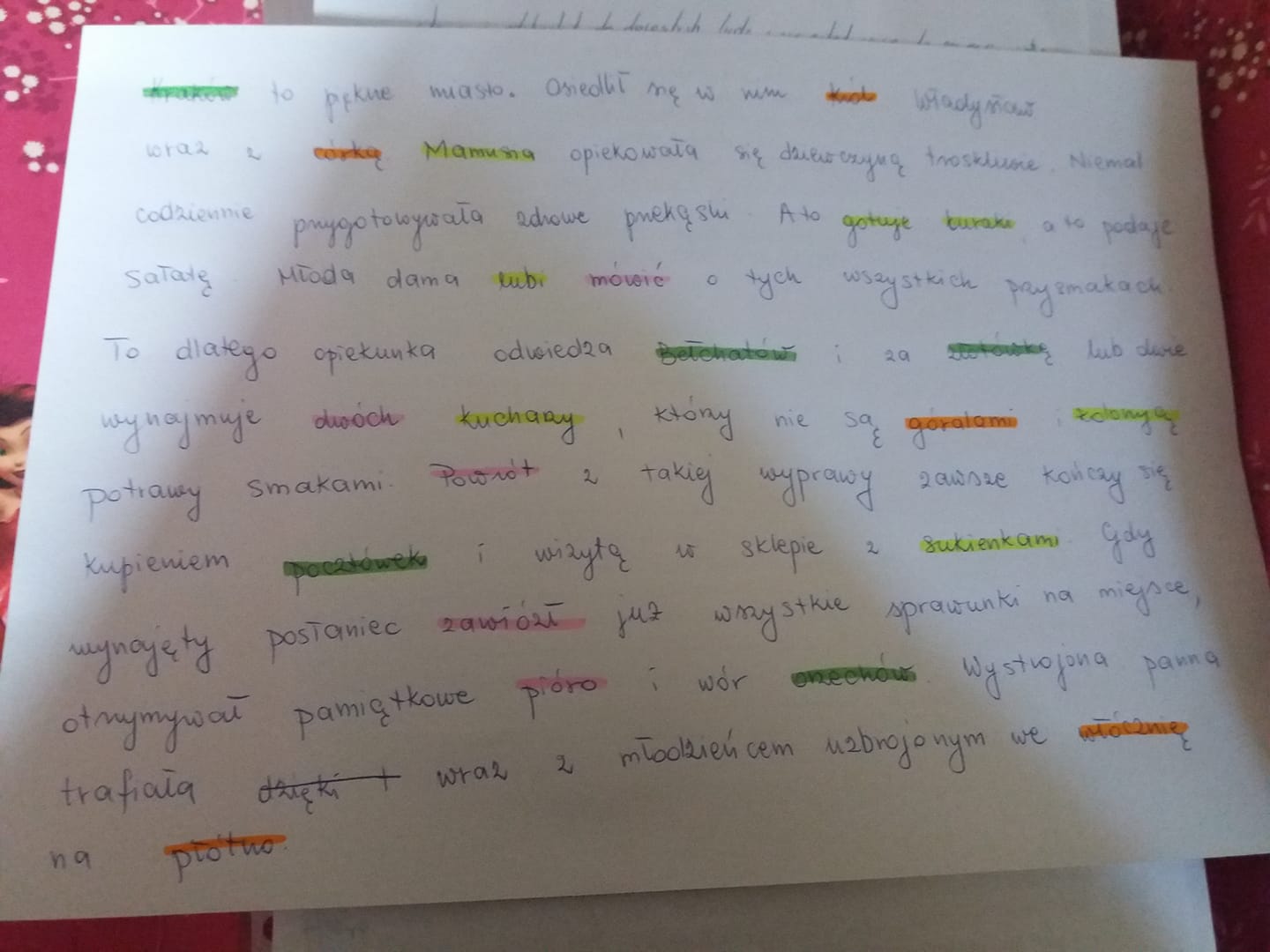 Dyktando Wymienne I Niewymienne