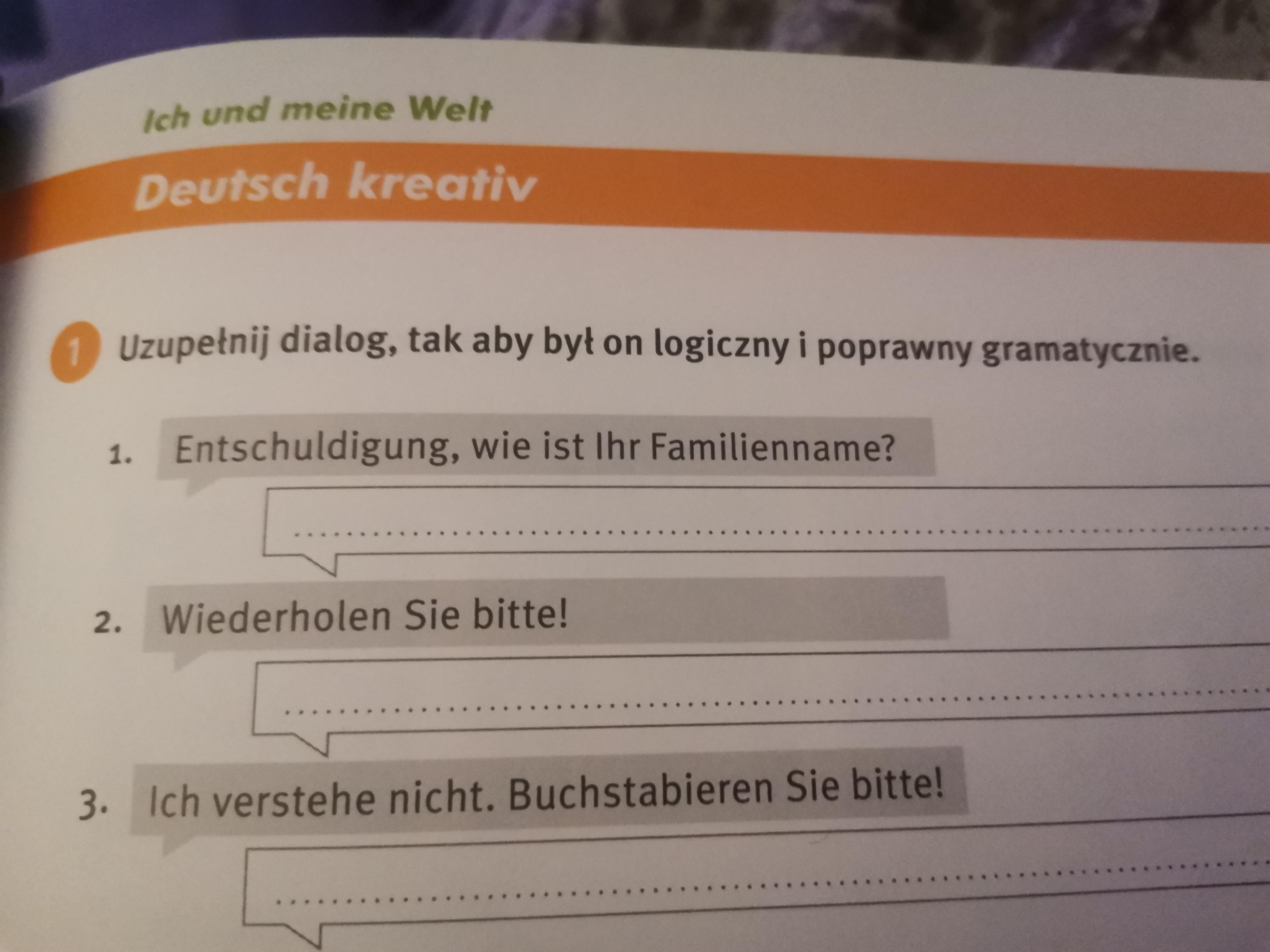 uzupełnij dialog, tak aby był on logiczny i poprawny gramatycznie Uzupełnij Dialog Tak Aby Otrzymać Spójne I Logiczne Teksty