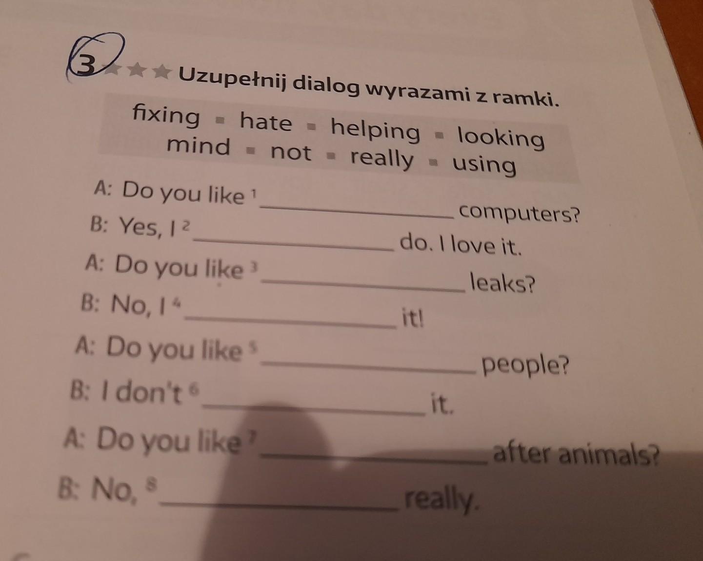 Uzupełnij dialog wyrazami z ramki - Brainly.pl Uzupełnij Dialog Brakującymi Wyrazami Oraz Informacjami Z Ramki