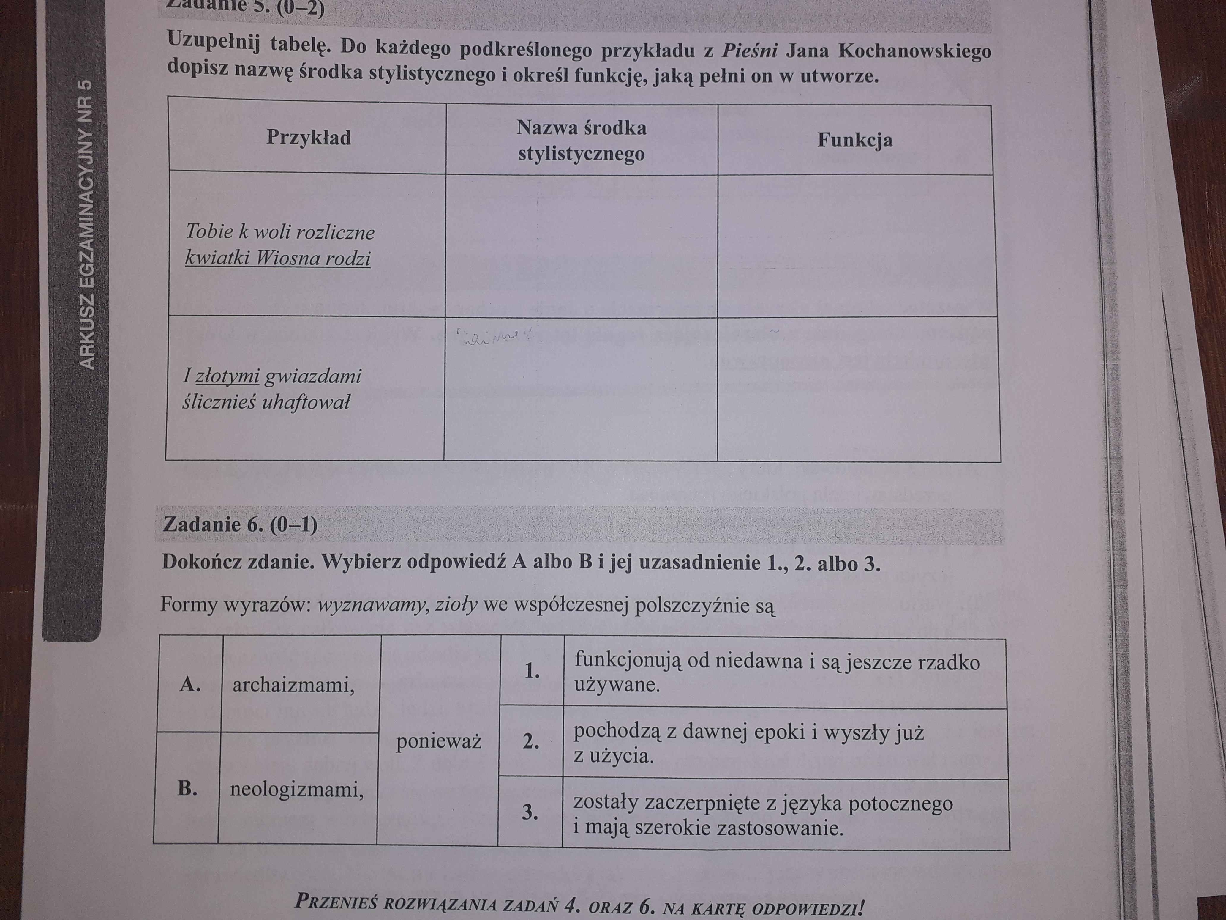 Dopisz Do Wymienionych W Tabeli Elementów Państwa