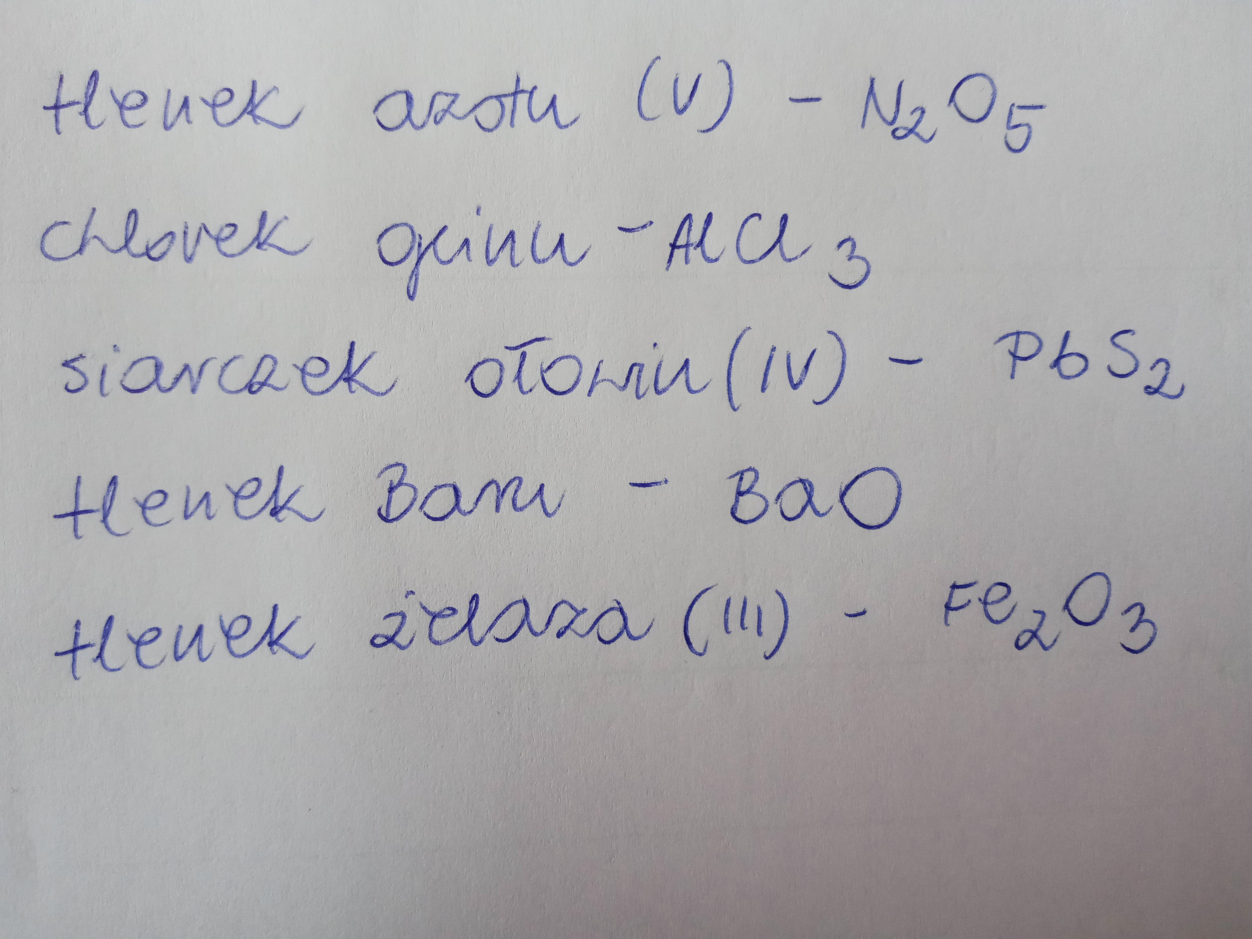 . Uzupełnij tabelę. Nazwa związku chemicznego Wzór sumaryczny Nazwa Jak Napisać Wzór Sumaryczny Związku Chemicznego O Podanej Nazwie