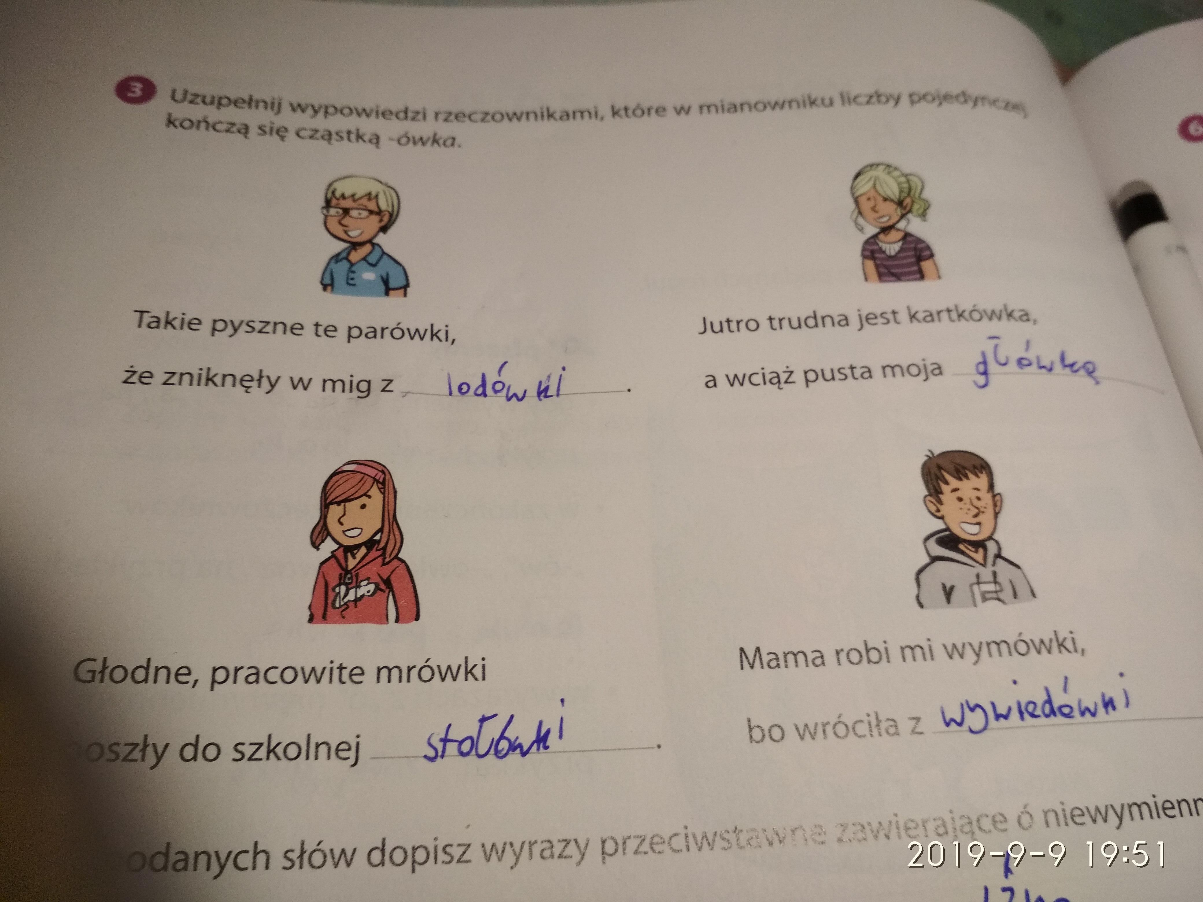 Uzupełnij Wypowiedzi Rzeczownikami Które Nie Mają Liczby Mnogiej