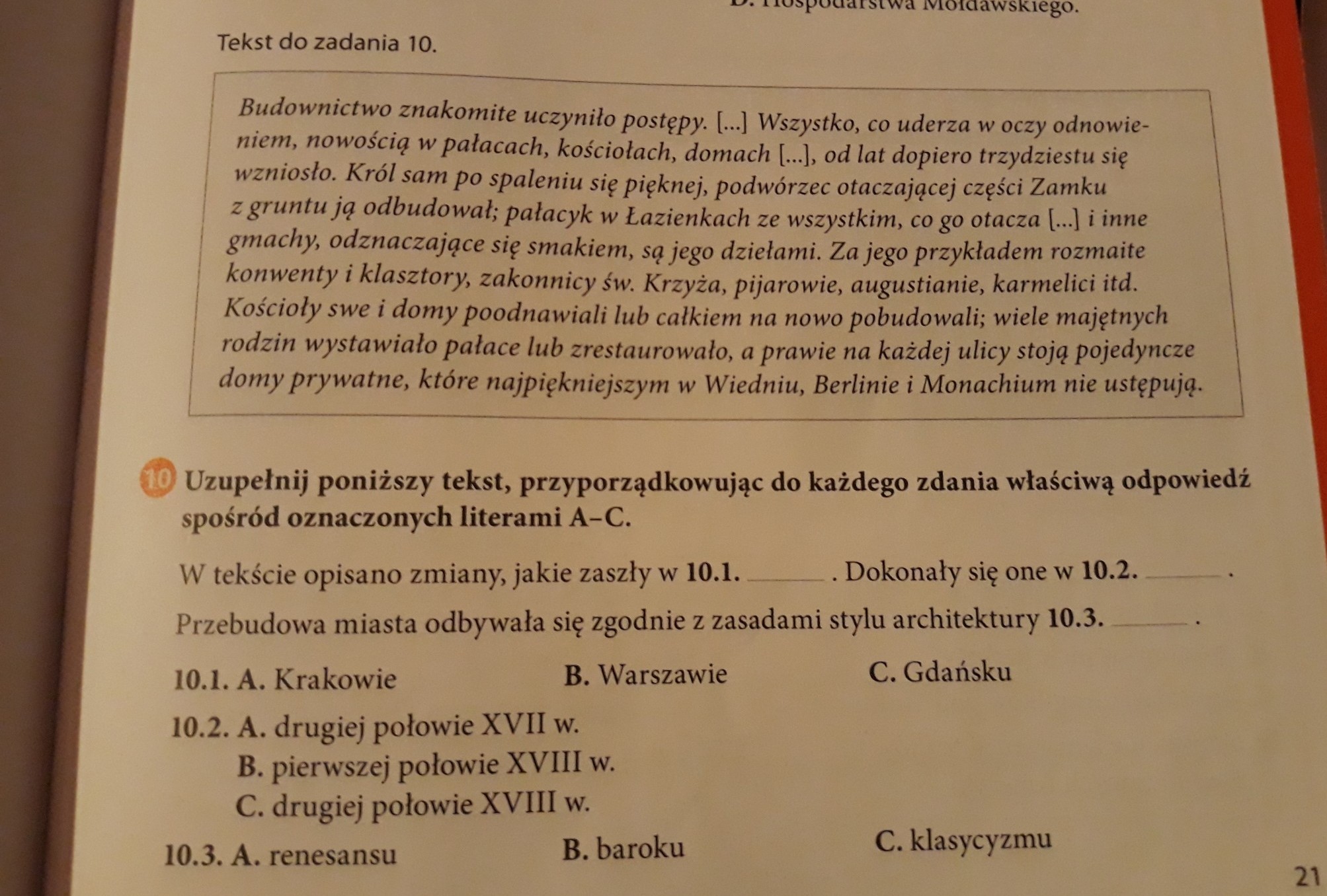 Uzupełnij Zdania 1 I 2 Wybierając Właściwą Odpowiedź Spośród Podanych Wybierz Wlasciwe Dokonczenie Kazdego Zdania Panstwo Plemienia Polan Powstalo