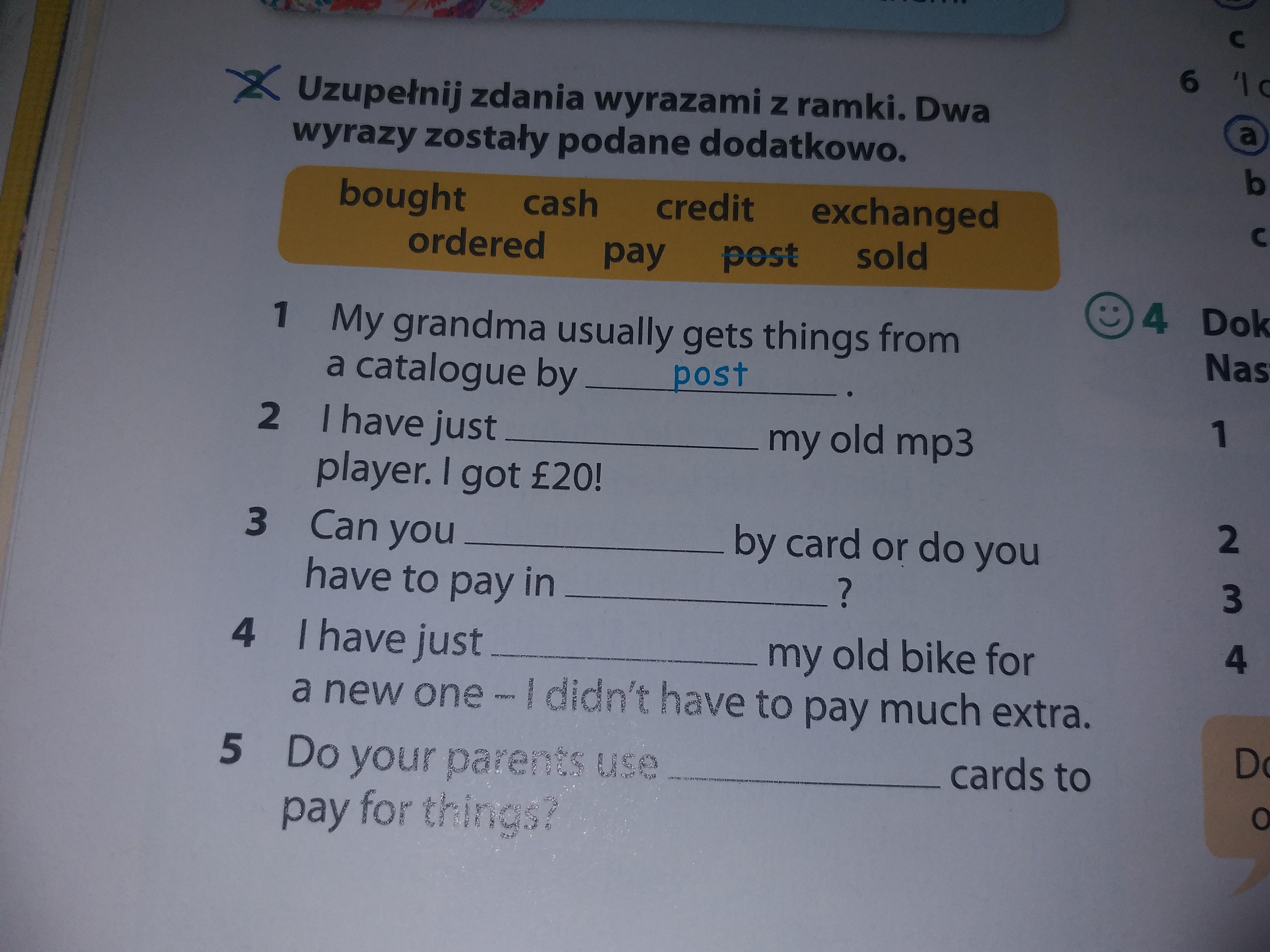 Uzupełnij zdania wyrazami z ramki.Dwa wyrazy zostały podane dodatkowo Uzupełnij Tekst Wyrazami Z Ramki Dwa Wyrazy Zostały Podane Dodatkowo