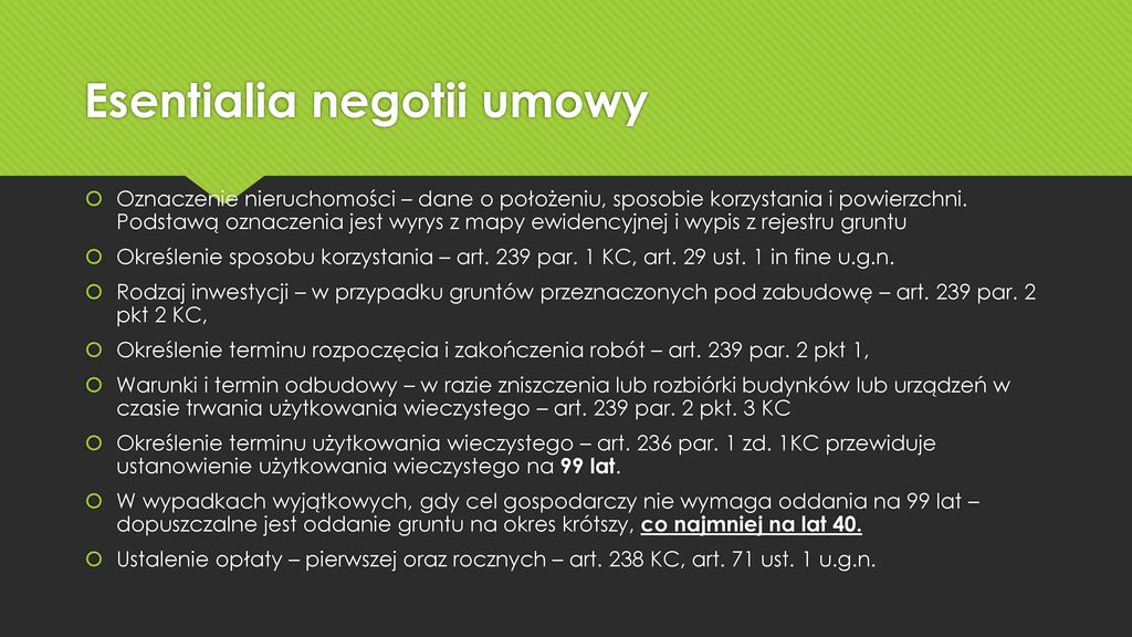 Użytkowanie wieczyste - ppt pobierz Przejście Z Użytkowania Wieczystego Na Własność
