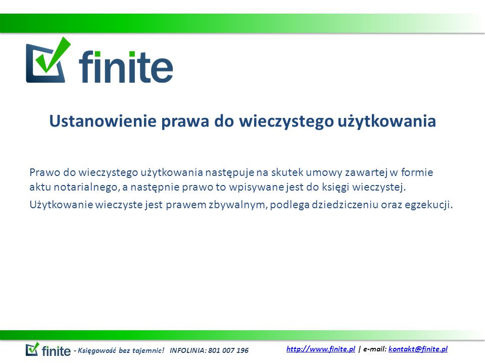 Użytkowanie wieczyste - ppt pobierz Opłata Za Wieczyste Użytkowanie Szczecin