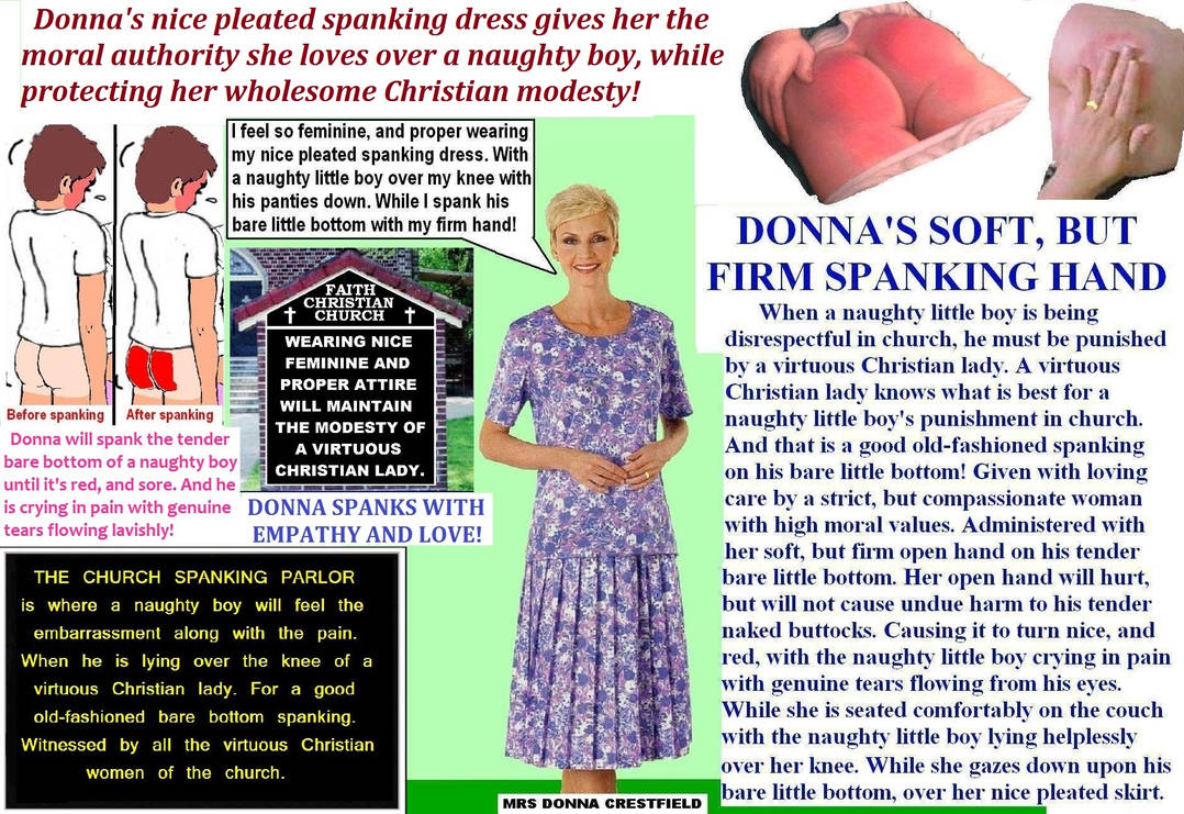 Spanking The Lady At The Door