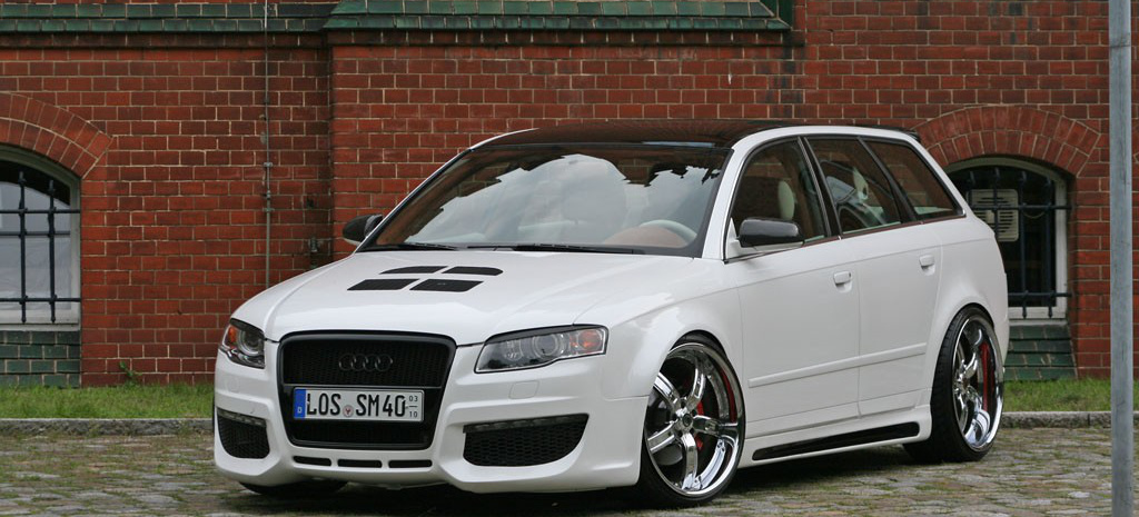 Vom Basis-Audi zum Show-Avant Audi A4 B7 Tuning: Multimeldia-Avant mit Audi A4 B7 Tuning Kombi