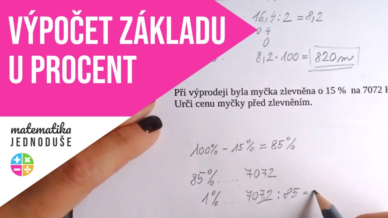 Výpočet základu u procent | PROCENTA (3) - YouTube Karta Górnika Ile Procent Po Ilu Latach