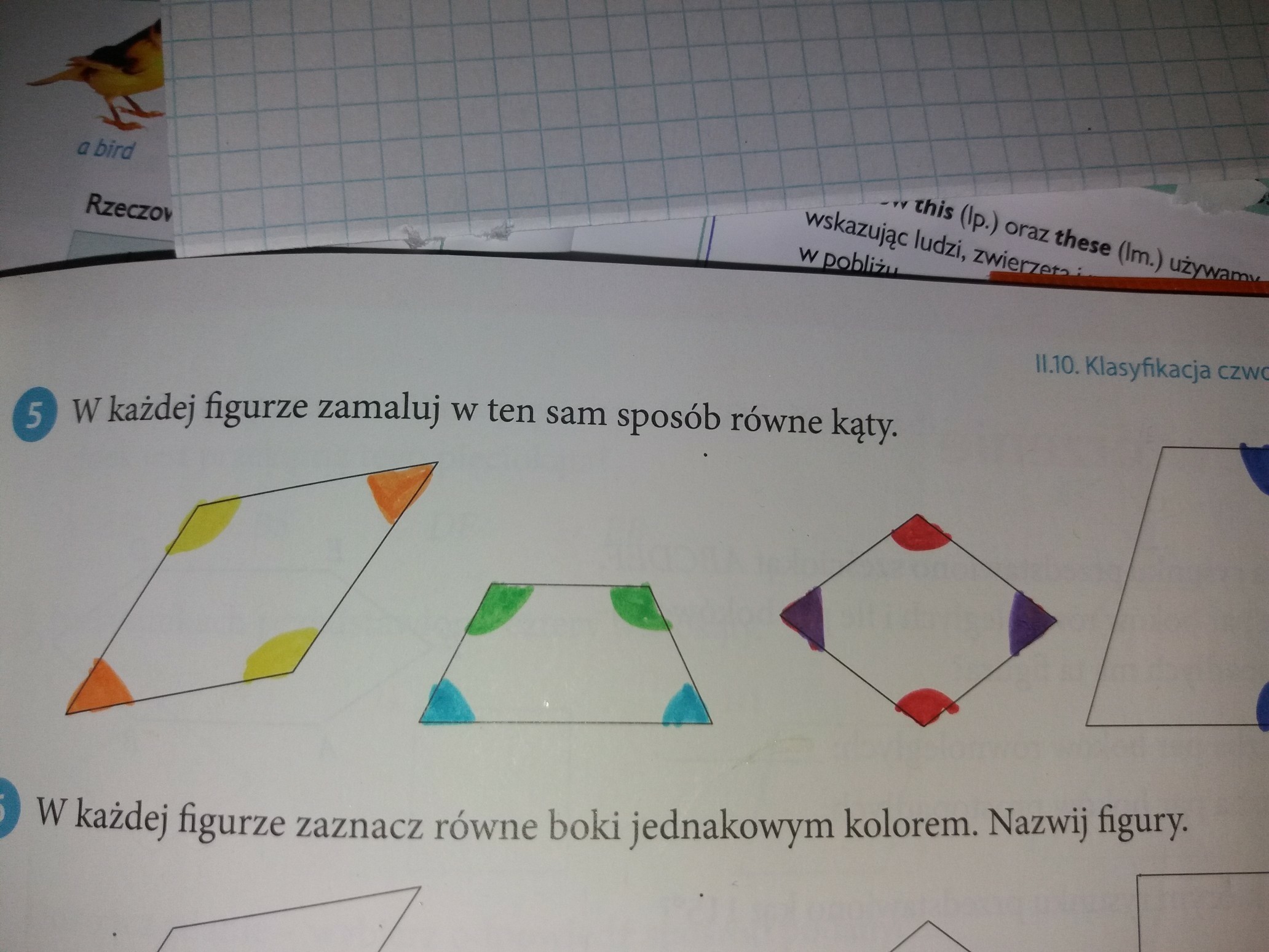 W każdej figurze Zamaluj w ten sam sposób równe kąty - Brainly.pl W Każdej Figurze Zamaluj W Ten Sam Sposób Równe Kąty