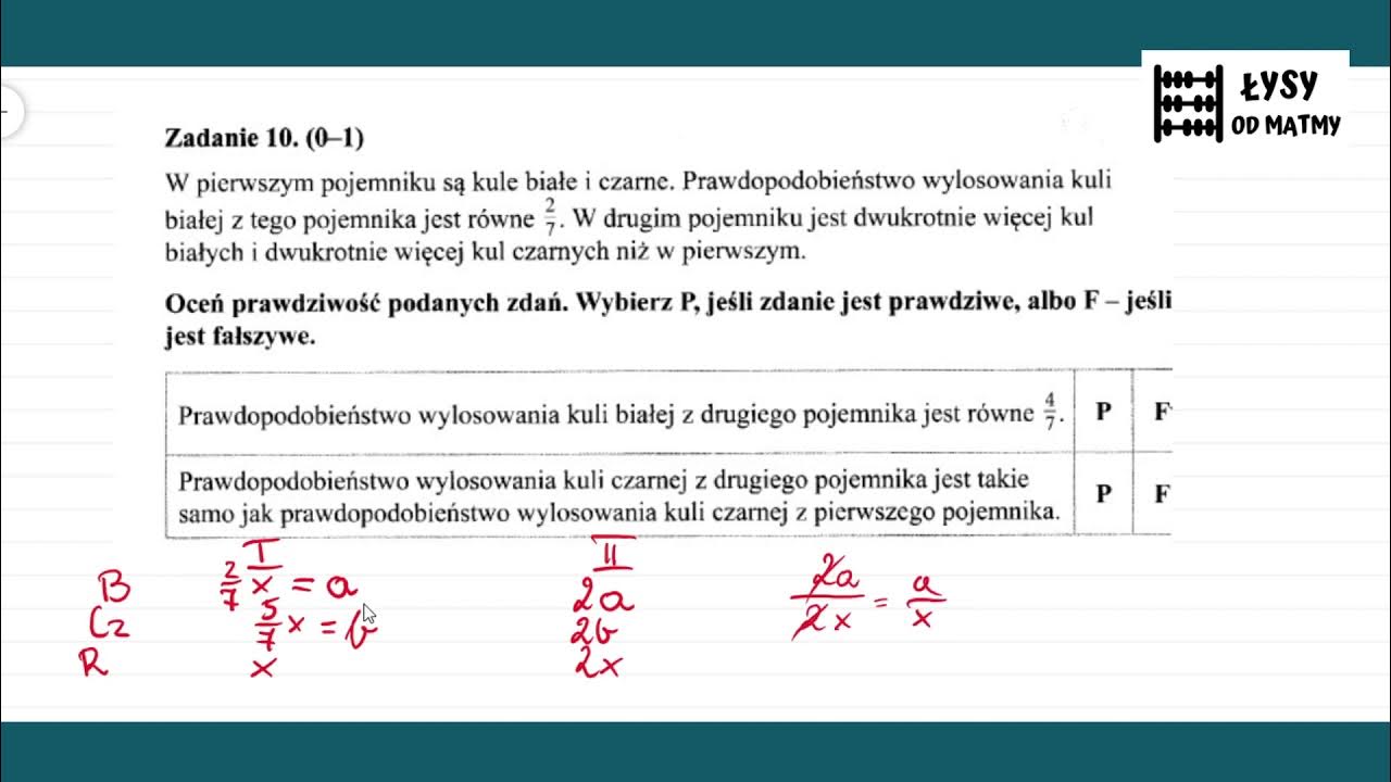 W pierwszym pojemniku są kule białe i czarne prawdopodobieństwo W Pojemniku Znajdują Się Niebieskie Czarne I Zielone Piłeczki