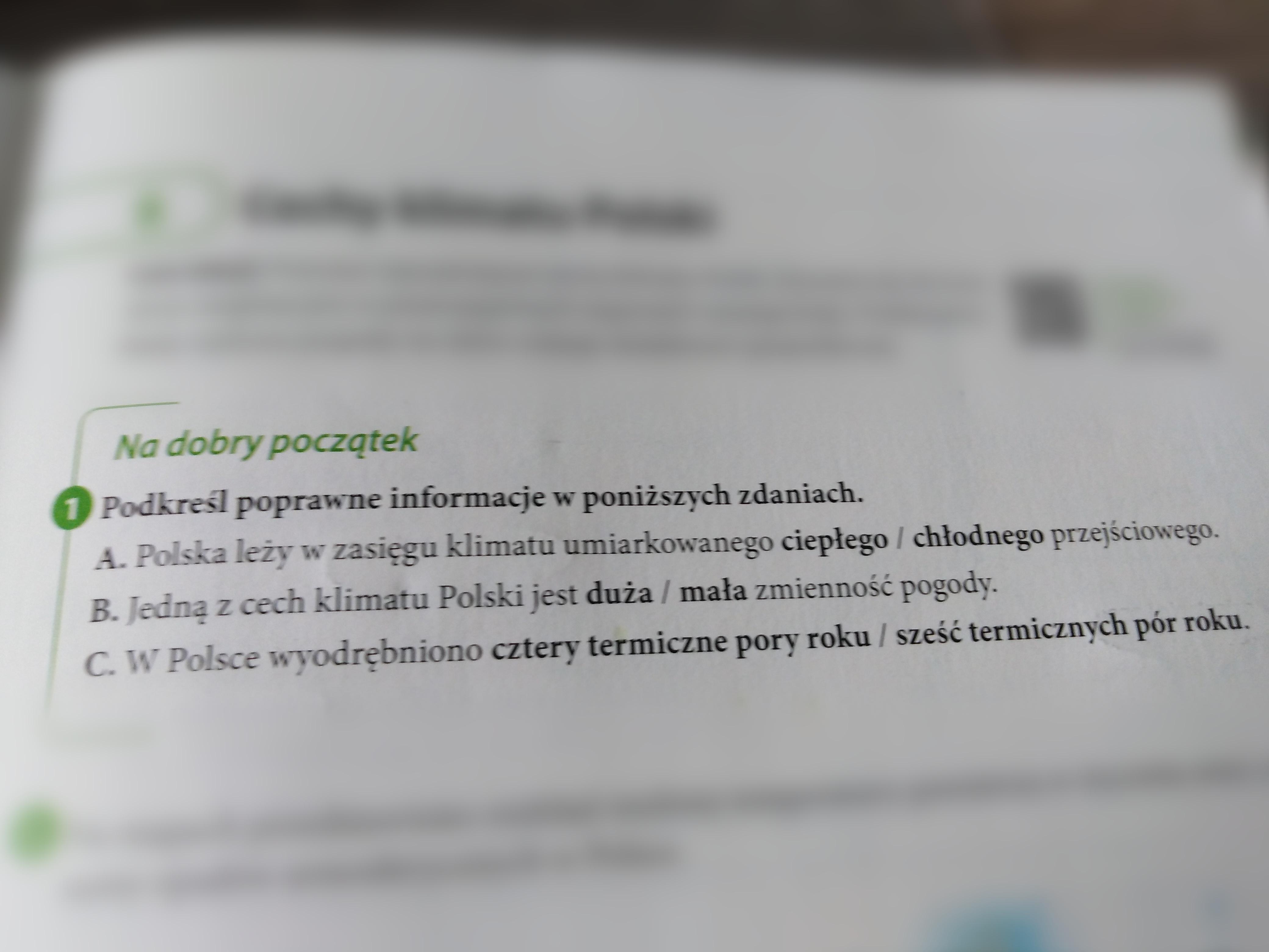 W Ponizszych Zdaniach Podkresl Prawidlowe Informacje