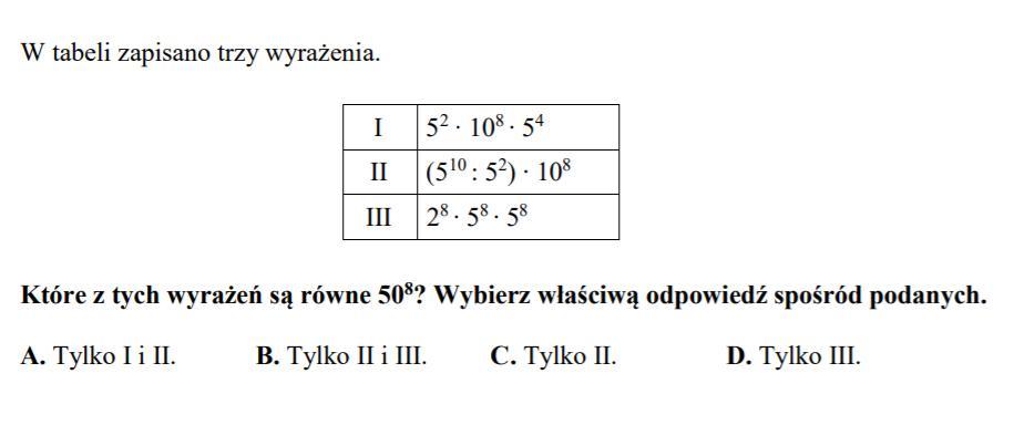 W Tabeli Zapisano Trzy Wyrażenia