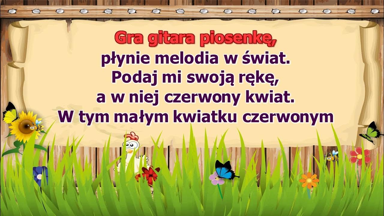 W tym małym kwiatku czerwonym - z linią melodyczną ( karaoke ) - YouTube W Tym Małym Kwiatku Czerwonym Tekst