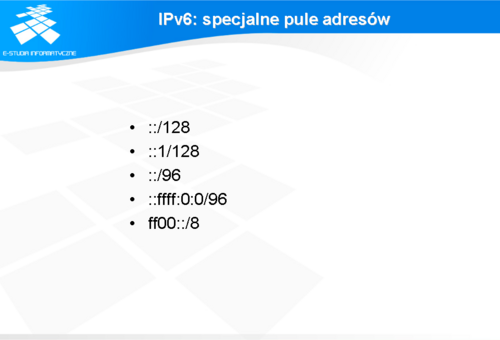 Odpowiednikiem Adresu Petli Zwrotnej Jest W Ipv6 Adres