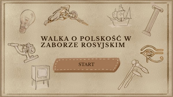 Walka O Polskosc W Zaborze Rosyjskim Prezentacja