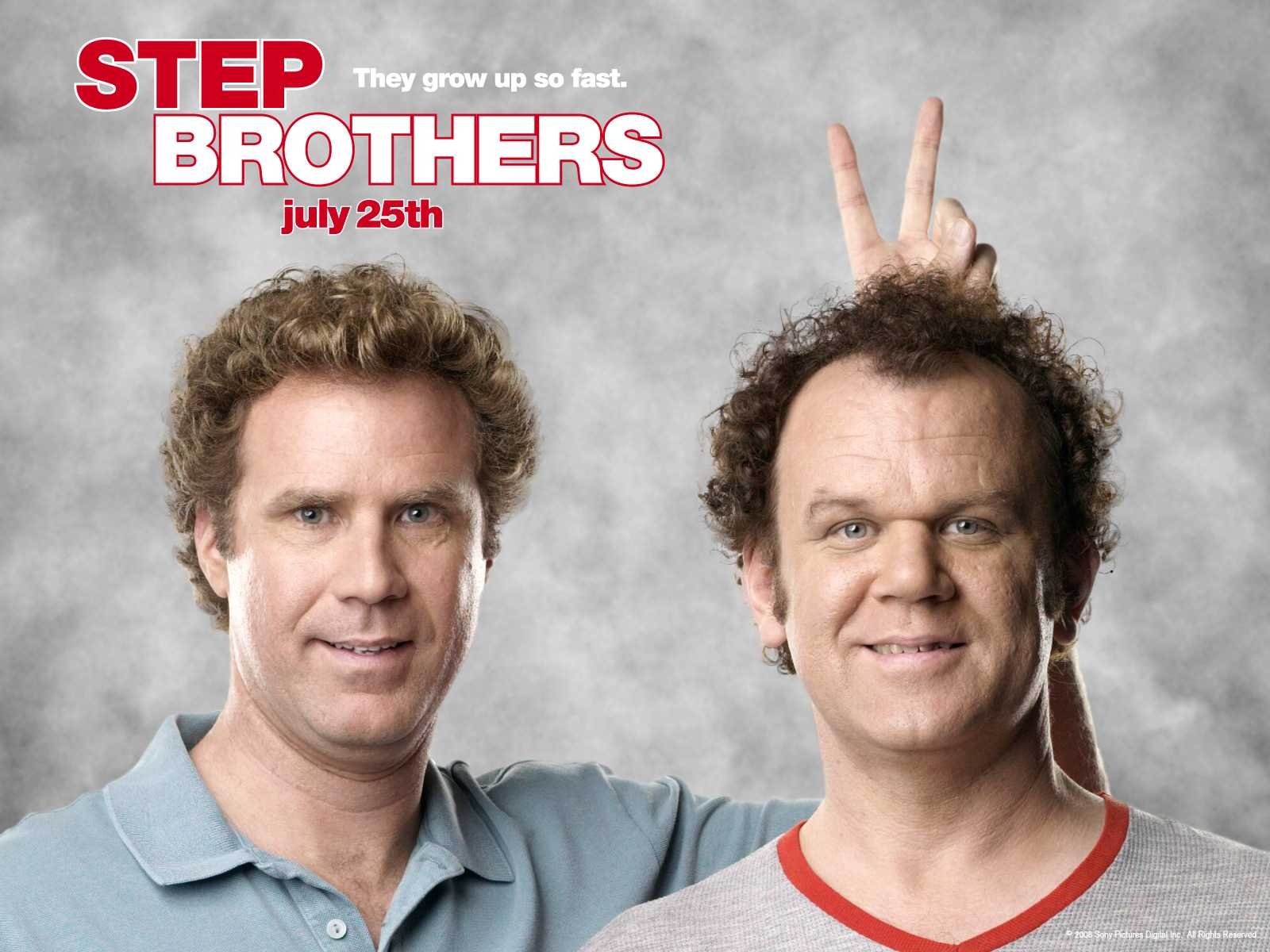 Wallpaper della commedia Fratellastri a 40 anni con WIll Ferrell e John Fratellastri A 40 Anni Streaming