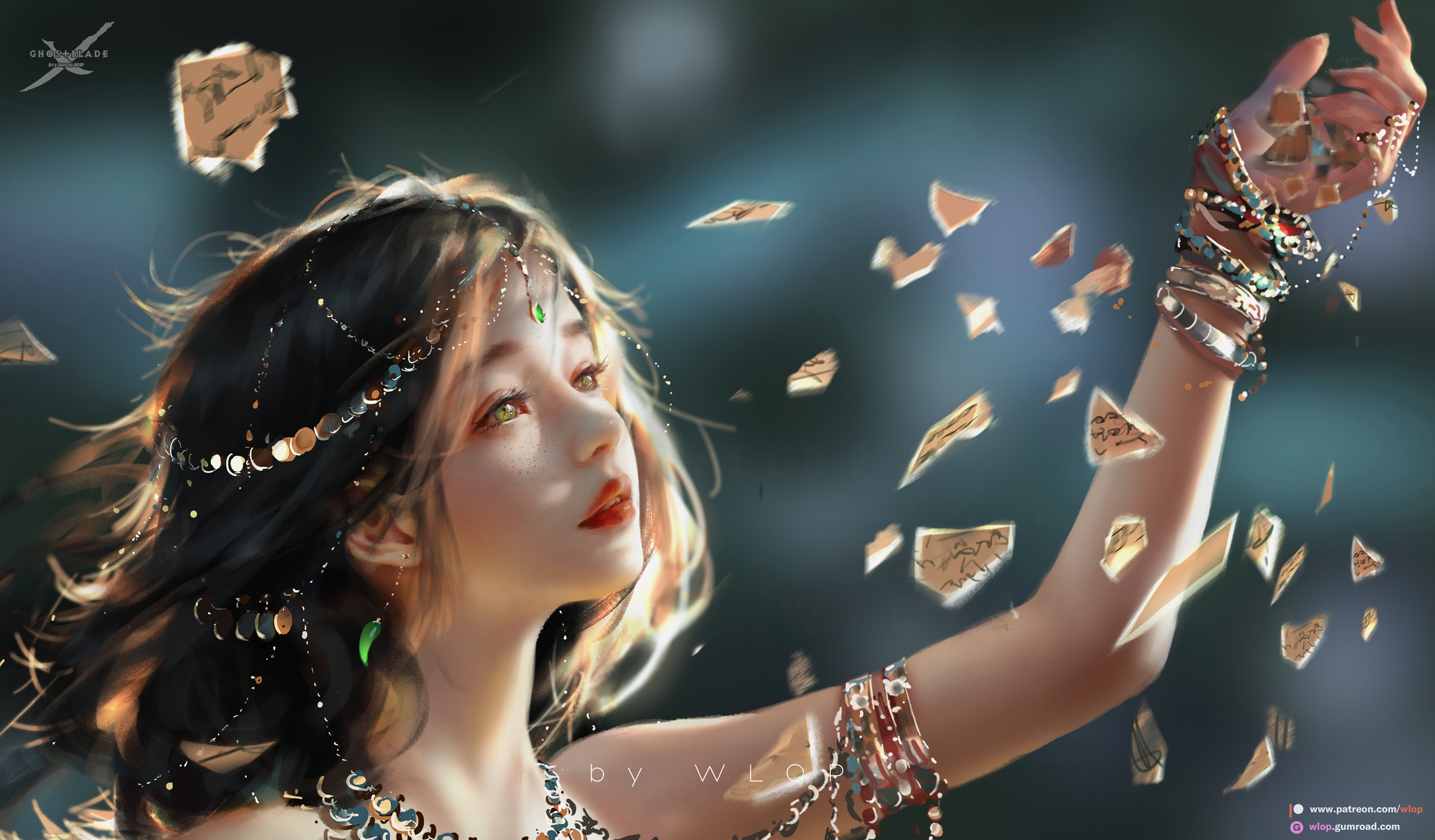 Aeolian By Wlop Wallpaper