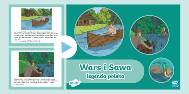 Wars i Sawa | Legenda polska | Prezentacja PowerPoint z pytaniami Wars I Sawa Historyjka Obrazkowa
