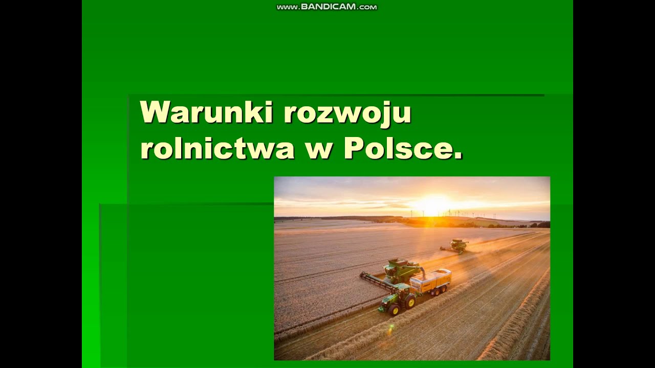 Warunki rozwoju rolnictwa w Polsce. #731. - YouTube Czynniki Sprzyjające Rozwojowi Rolnictwa W Polsce