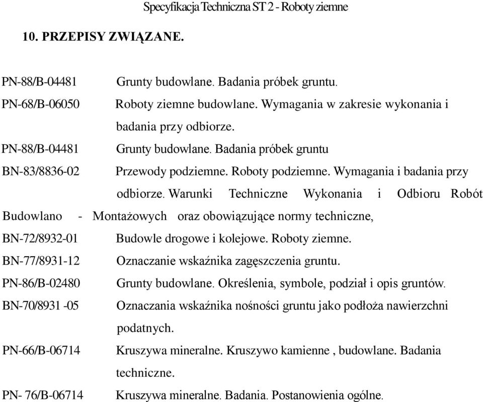 Warunki Techniczne Wykonania I Odbioru Robót Budowlanych Pdf