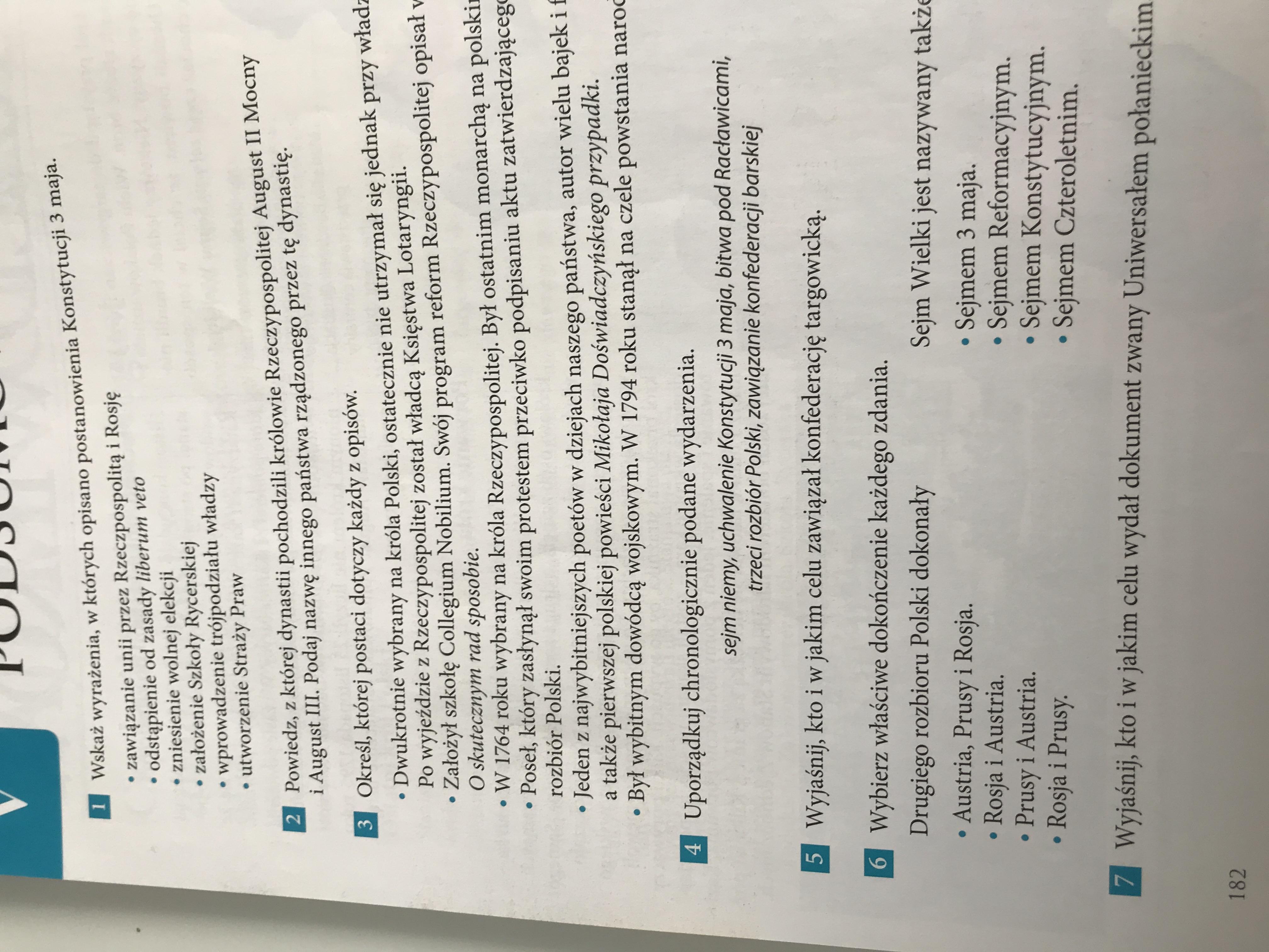 Wczoraj I Dziś Klasa 6 Podsumowanie Rozdział 1