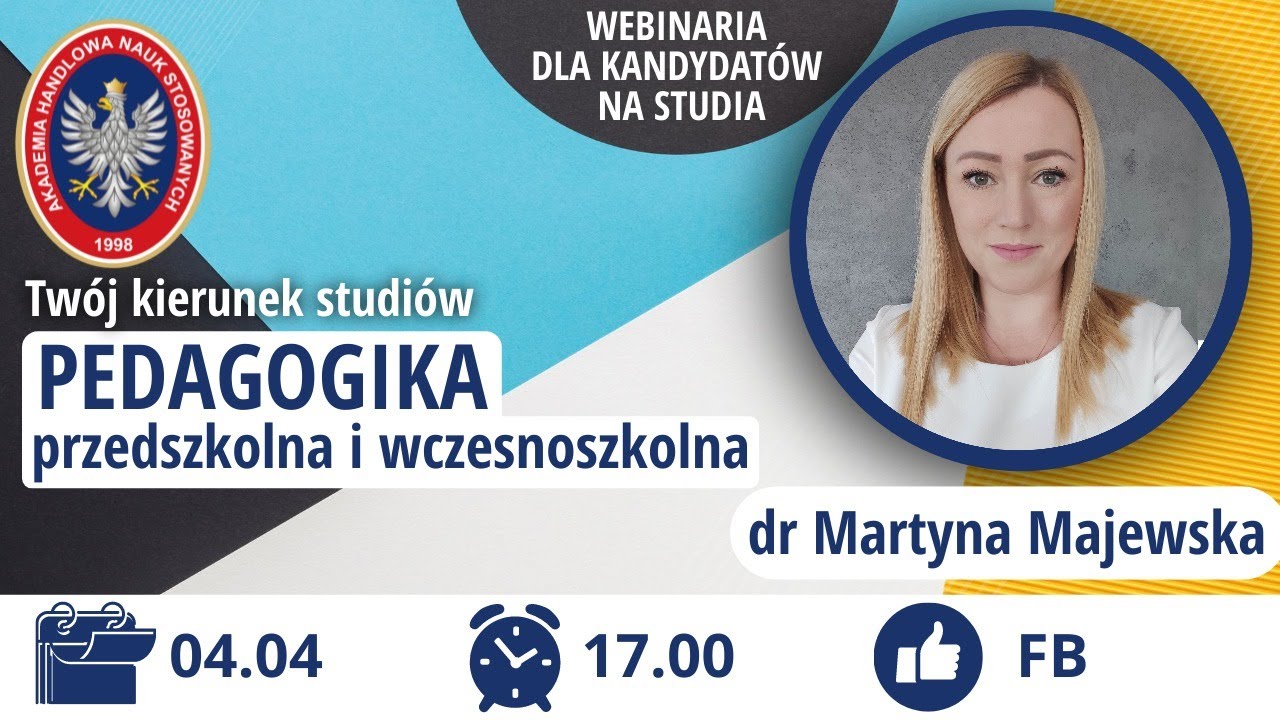 Webinar kierunkowy- pedagogika przedszkolna i wczesnoszkolna - YouTube Pedagogika Przedszkolna I Wczesnoszkolna Kraków