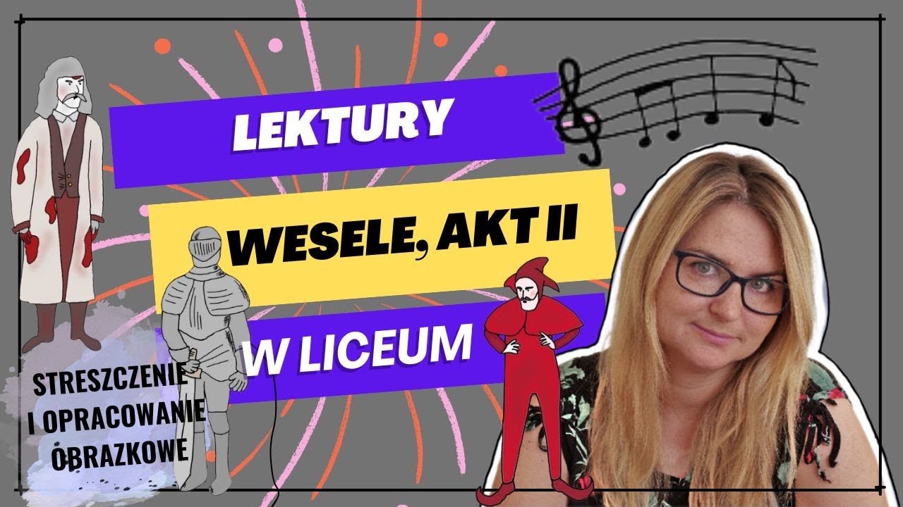 Wesele, akt II -- streszczenie obrazkowe i omówienie - YouTube Akt 2 Wesele Streszczenie Szczegolowe