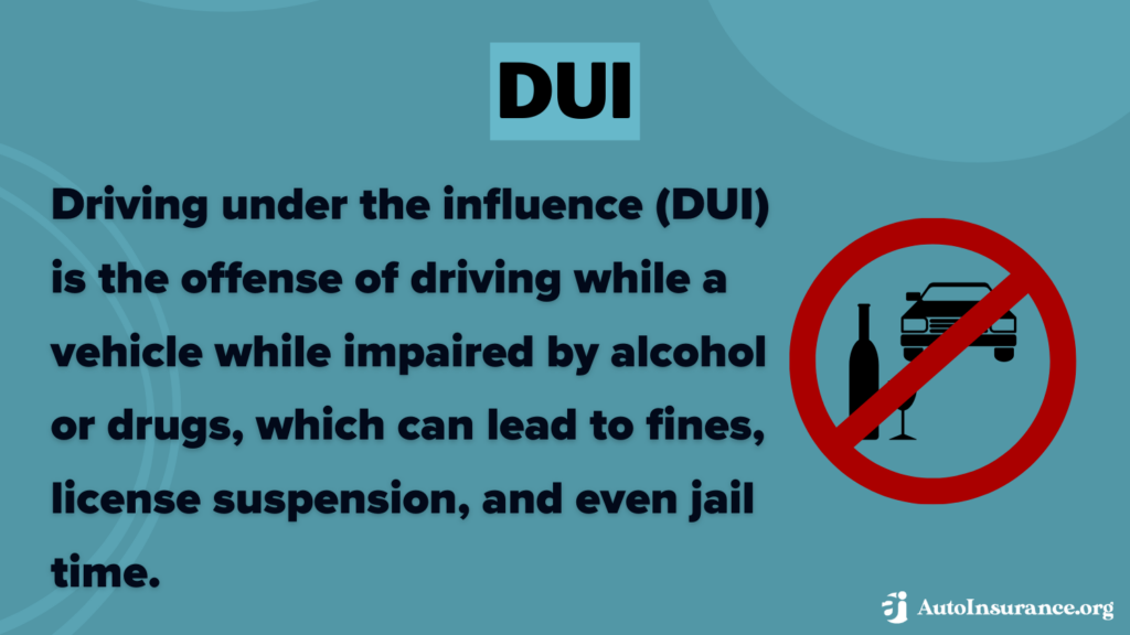 What is a DUI? (+Penalties in 2025) | AutoInsurance.org Penalties For Your First Dui Conviction Include Brainly